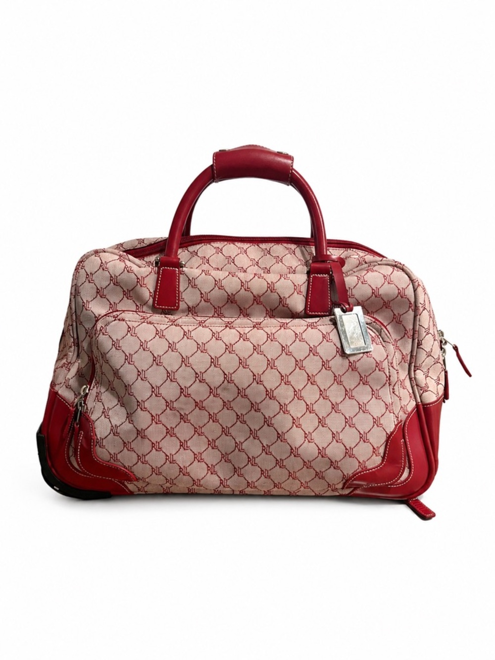 Ralph Lauren Patterned Travel Duffle Wheelie Bag - Picture 13 of 13